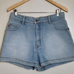 Vintage Zanadi Women's Junior's Light Blue Denim Shorts